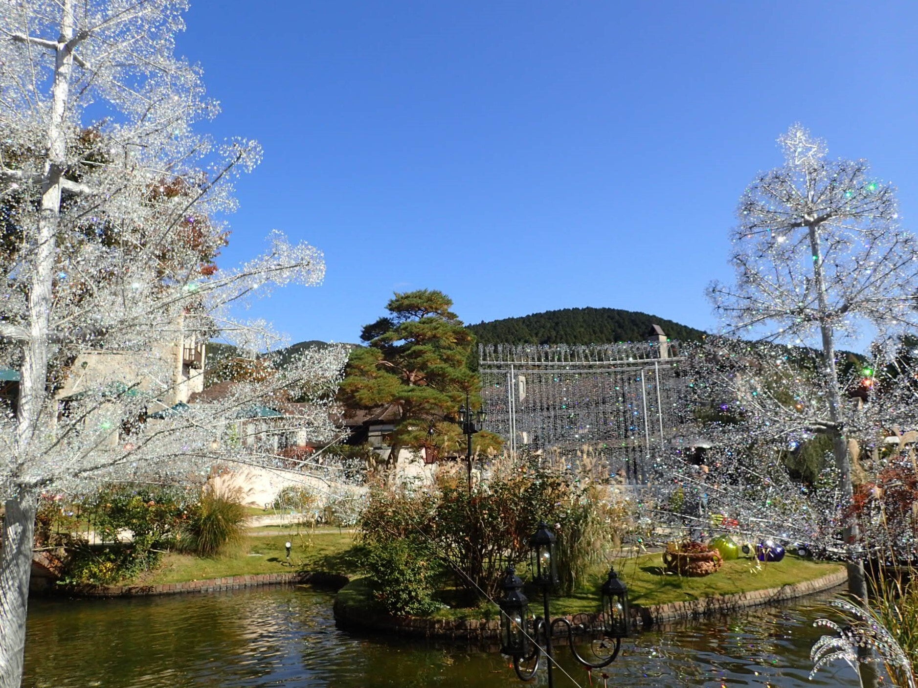 7色に輝く“クリスタル・ガラスの桜”がまばゆすぎる⇨「春が来た！」「眺めているだけで暖かくなる」の声（箱根ガラスの森美術館）