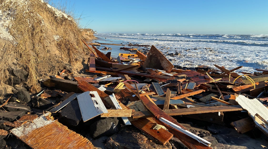 Historic Winter Storm Sends More North Carolina Beach Homes Crashing Into The Ocean