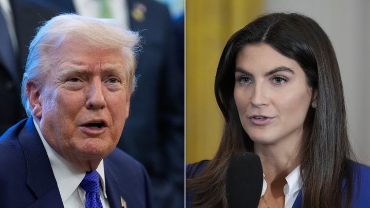 Donald Trump and CNN's Kaitlan Collins