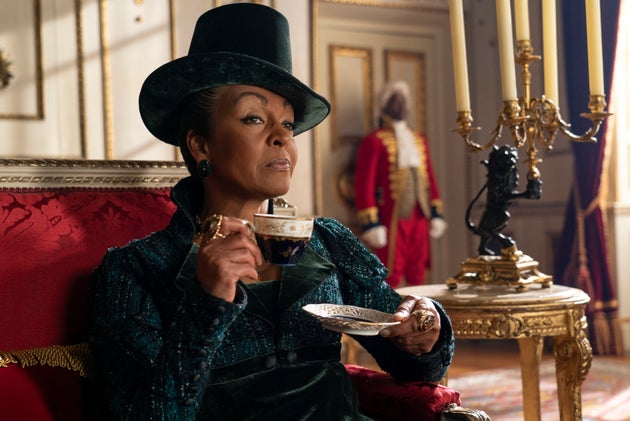 Adjoa Andoh as Lady Danbury in the third season of Bridgerton