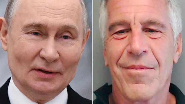 Vladimir Putin and Jeffrey Epstein