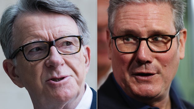 Peter Mandelson and Keir Starmer