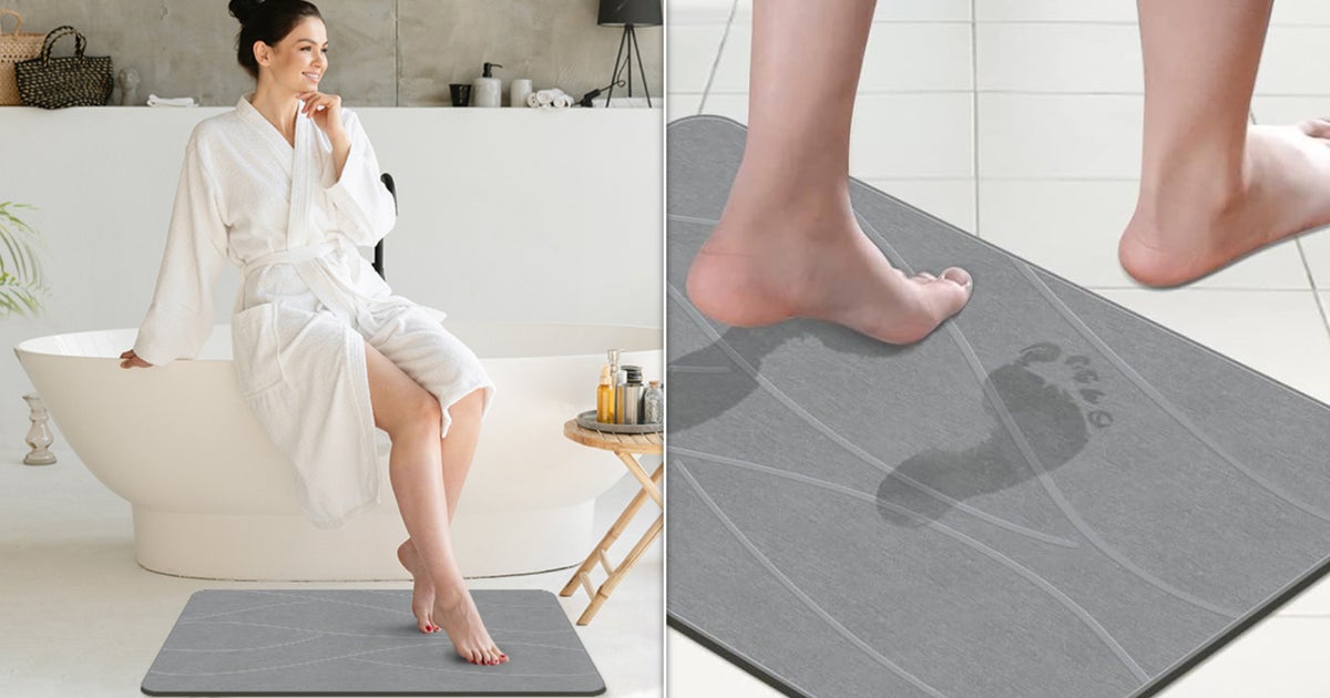 After Buying This Stone Bath Mat, Reviewers Swear They're Never Going Back to 'Traditional' Ones — And You Can Get It For $30