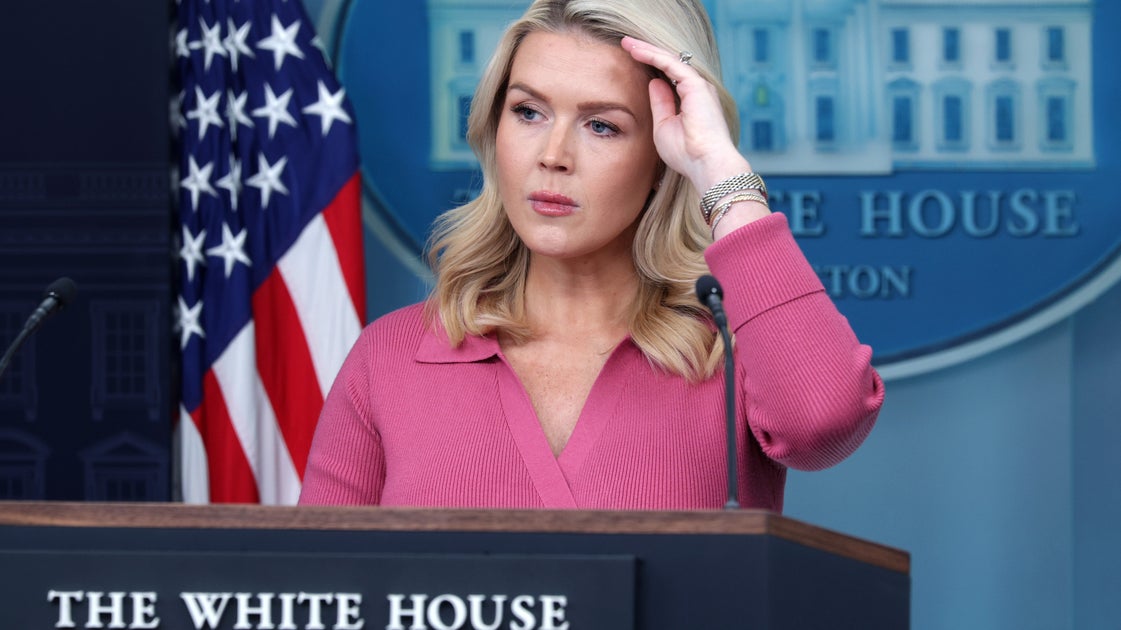 Karoline Leavitt findet es lächerlich, sich im November Sorgen um die ...