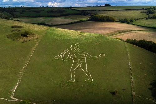 画像】誰が描いた…？謎の「裸の男性」地上絵に5億円超の寄付⇨保存の