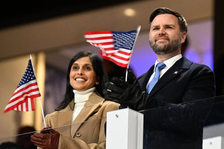 JD Vance and Usha Vance watched the opening ceremony of the Winter Olympics and heard boos from the spectators.