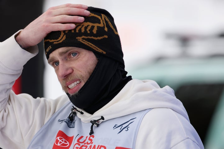Tinkle tinkle, Olympic star: Gus Kenworthy protested with pee.