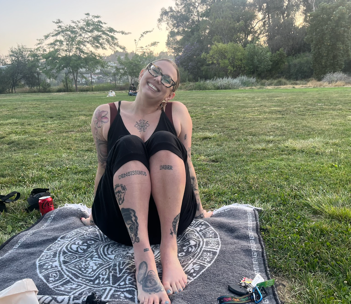 "A rare moment of reprieve. A relaxing afternoon in Silver Lake Meadow," the author writes.