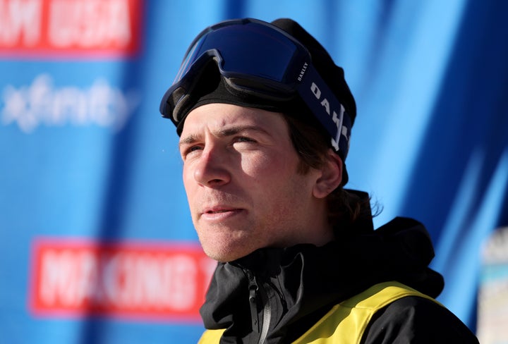 Hunter Hess of Team USA looks on after competing in the second run of the Aspen Snowmass Men's Freeski Halfpipe Finals during the Toyota US Grand Prix 2026 at Aspen Snowmass Ski Resort on January 10, 2026 in Aspen, Colorado. (Photo by Michael Reaves/Getty Images)