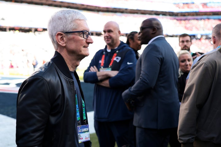 Tim Cook au Super Bowl LX