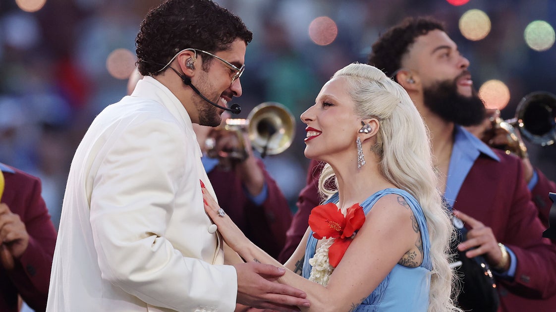 Lady Gaga Makes Surprise Appearance During Bad Bunny's Halftime Show