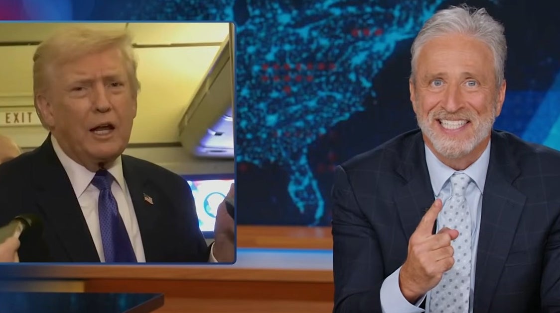 ‘F**king Pathetic’: Jon Stewart Trashes Trump And MAGA Over Saddest Meltdown Yet - HuffPost image