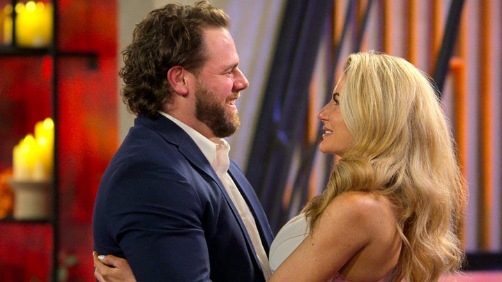 Jordan Faeth and Amber Morrison in "Love Is Blind."