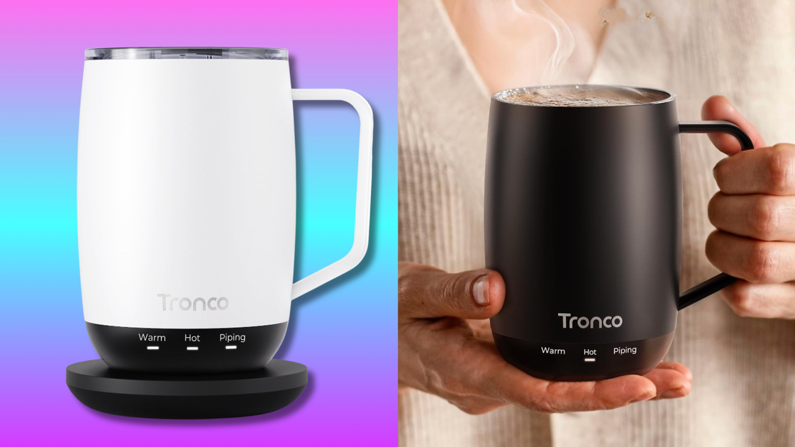 This Sleek Heated Mug Keeps Coffee Warm For Hours - HuffPost by Staff Writer, Senior Staff Writer