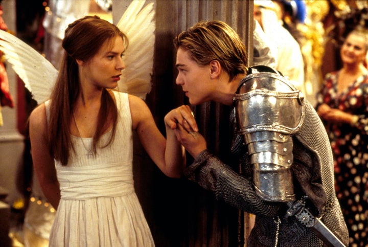Claire Danes and Leonardo DiCaprio in Romeo + Juliet