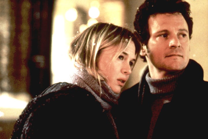 Renée Zellweger and Colin Firth in Bridget Jones's Diary