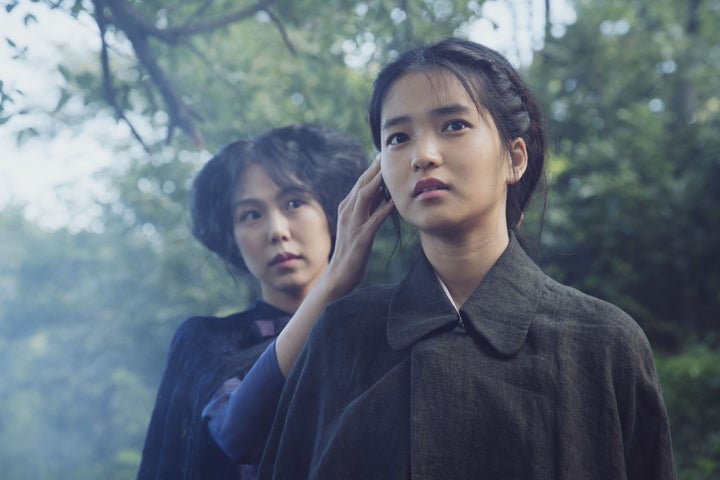 Min-Hee Kim and Tae-Ri Kim in The Handmaiden
