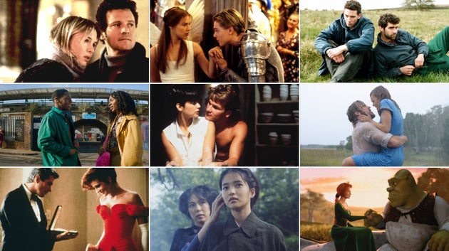 A selection of romantic films that are available to stream this Valentine's Day