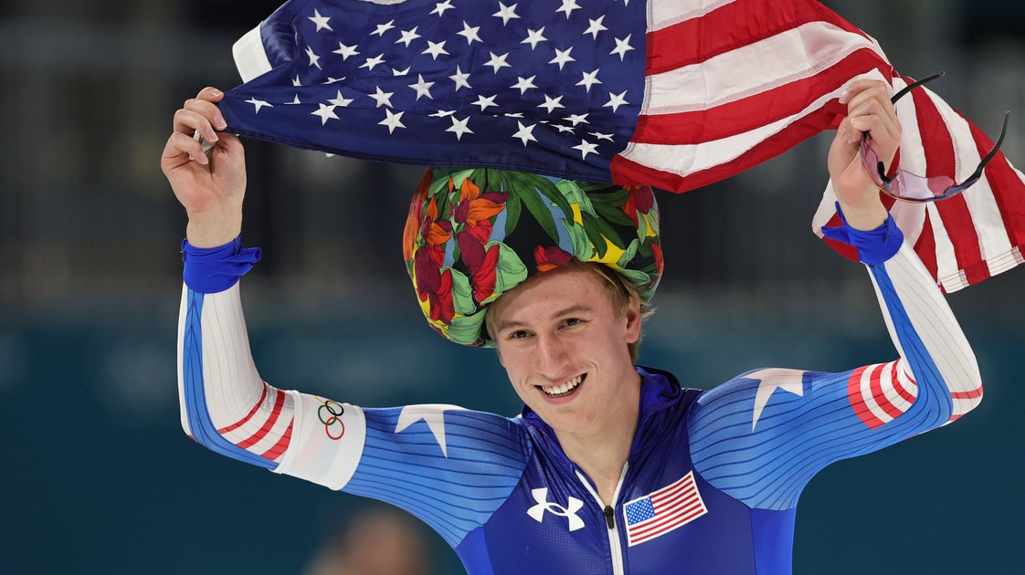 That Wild Hat Worn By Speedskating Star Is More Important Than You Think - HuffPost by General Assignment Reporter