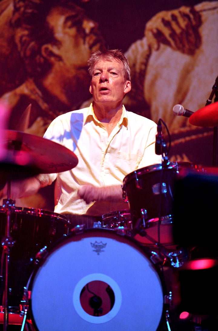 Ranken on his beloved drums at the Apollo in Manchester, England in 2013.