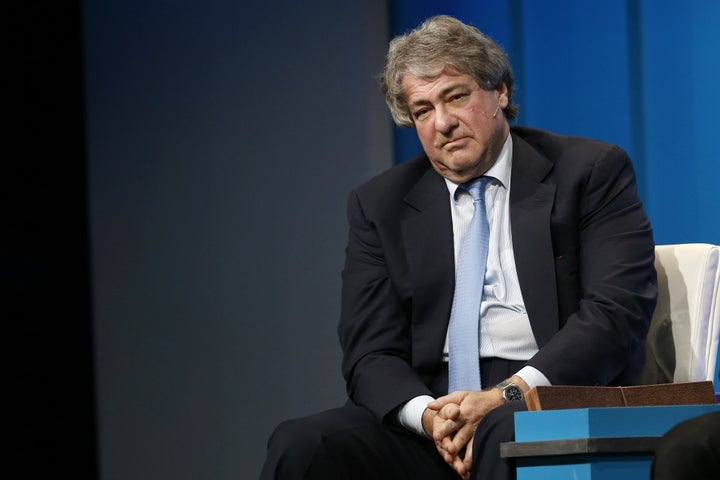 Leon Black, seen in 2015, stepped down as Apollo Global Management's chief executive officer in 2021 following an investigation into his relationship with Jeffrey Epstein.