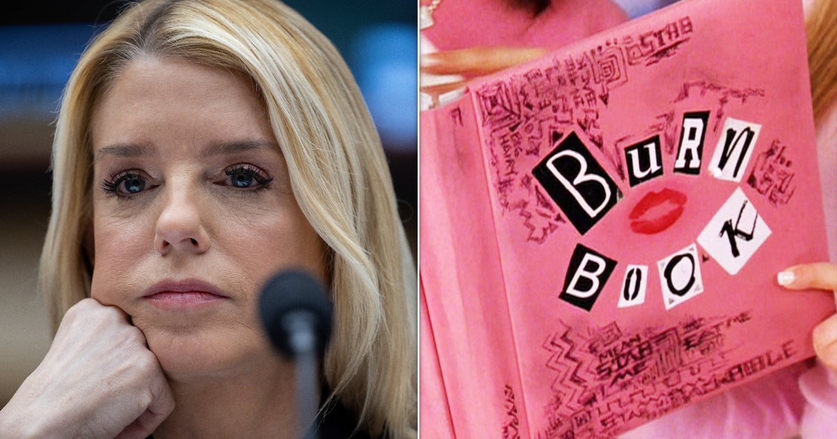 Pam Bondi Roasted By Lawmakers For Bringing A ‘Mean Girls’-Like ‘Burn Book’ To Hearing Pam Bondi Roasted By Lawmakers For Bringing A ‘Mean Girls’-Like ‘Burn Book’ To Hearing
