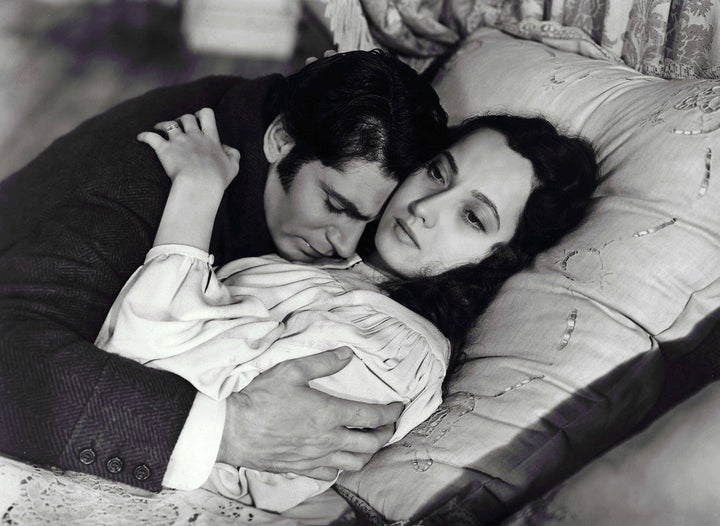 Laurence Olivier and Merle Oberon in 1939's Wuthering Heights