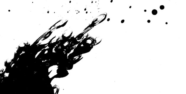 墨絵師が描く“納豆”の躍動感が凄すぎた⇨「荒ぶる納豆www」「疾走感があふれている」と反響