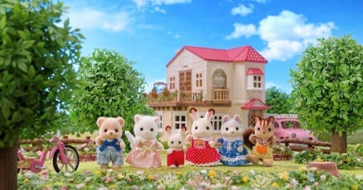 りくりゅう」みたいなシルバニアが話題。うさぎのフィギュアペアに 