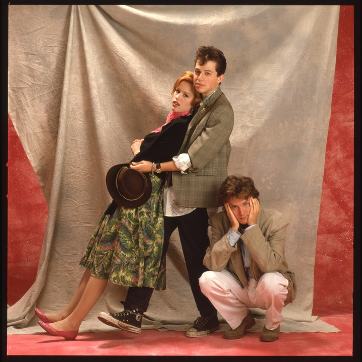Gen Xers like me love this classic '80s movie, but its profound message comes through even stronger now 1 Molly Ringwald, Jon Cryer and Andrew McCarthy pose in costume on the set of