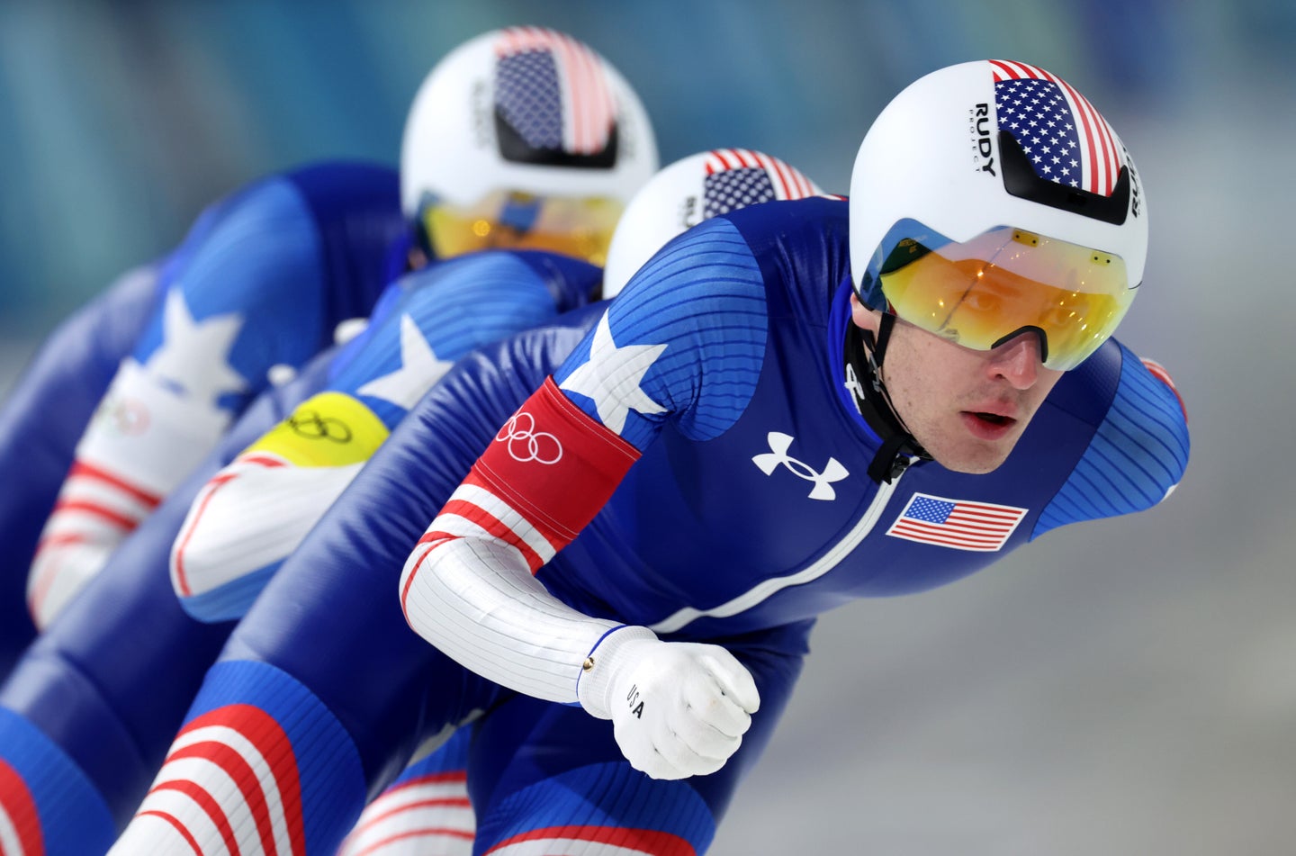 U.S. Speedskating Team Pursuit Race Doesn't Go As Planned | HuffPost Sports
