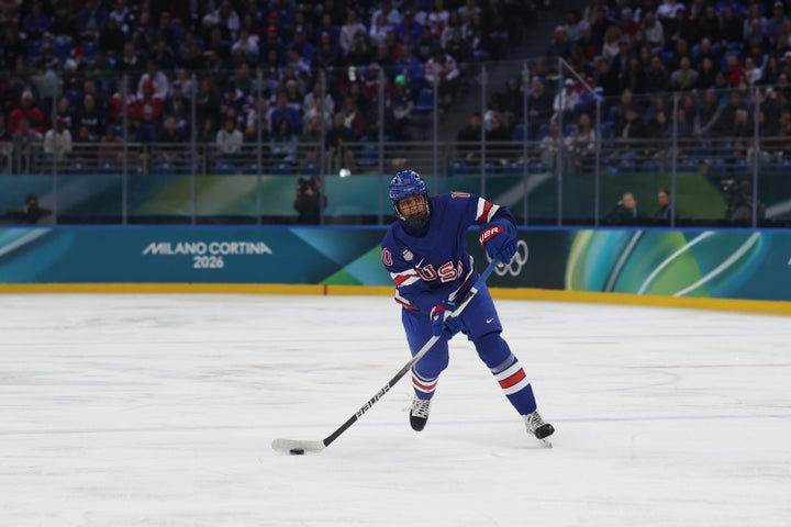 Laila Edwards is the first Black female hockey player to represent the U.S. at the Olympics.
