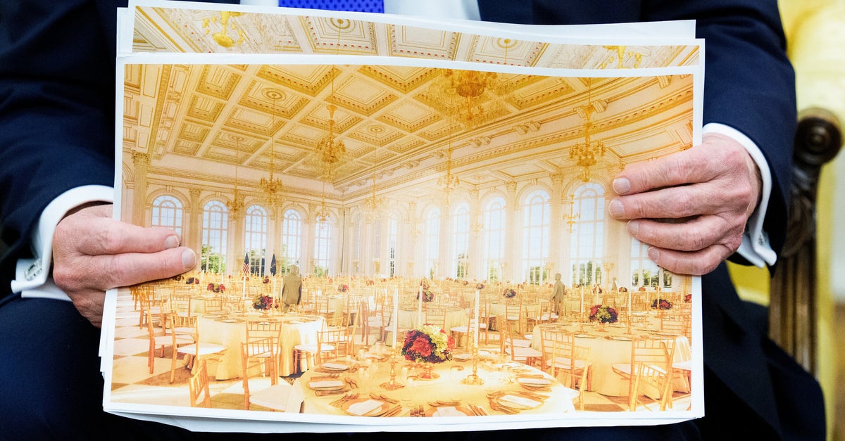 Panel Of Trump Appointees Rubber Stamps White House Ballroom Proposal - HuffPost by Darlene Superville