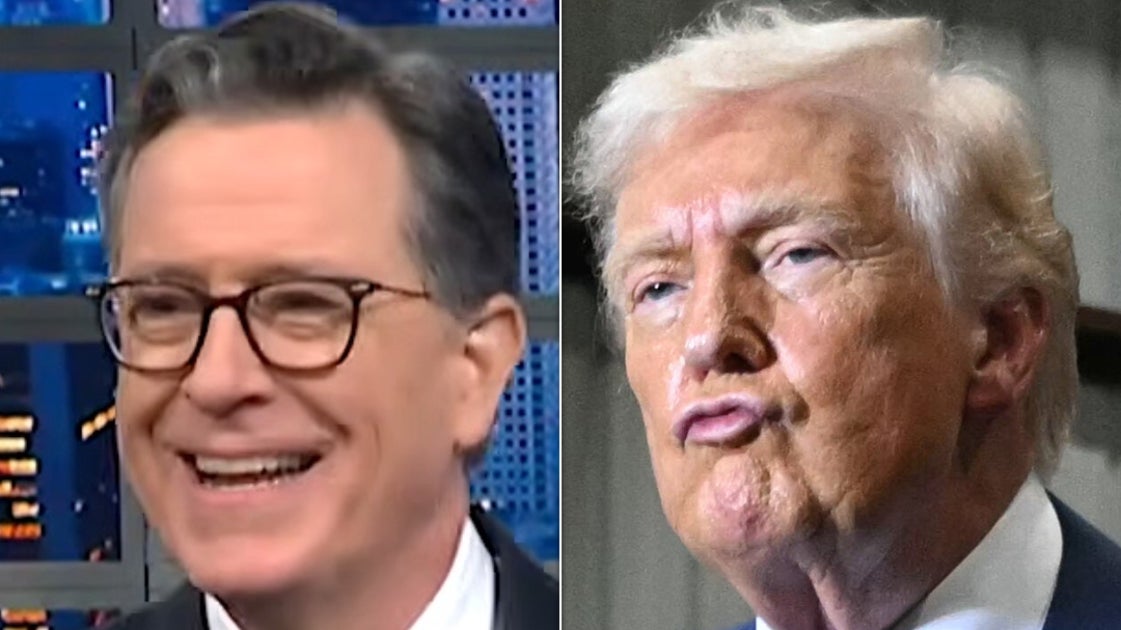 'Does He Know We Can Hear Him?': Stephen Colbert Stunned By Trump's 'Women' Comment