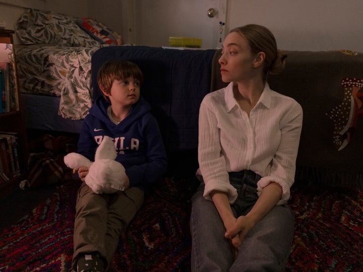 Callum Vinson and Amanda Seyfried as Thomas and Mickey in Long Bright River