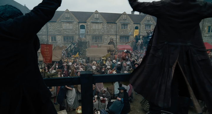 Emerald Fennell's Wuthering Heights opens with a public hanging, in stark contrast to the original novel