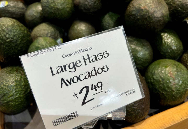FILE - Avocados imported from Mexico are for sale in a supermarket in Miami Wednesday, Mar. 5, 2025. (AP Photo/Lynne Sladky, file)