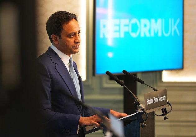 Zia Yusuf unveils Reform's immigration plans during a press conference in Dover.