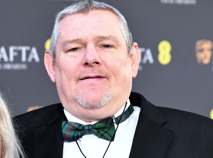 John Davidson on the Baftas red carpet on Sunday evening