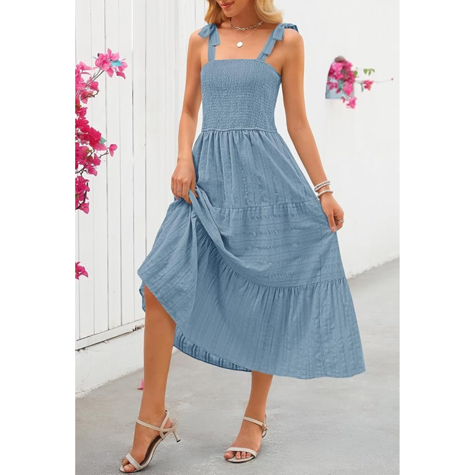 chinese dress ladies Amazon.com: Long Denim Dress
