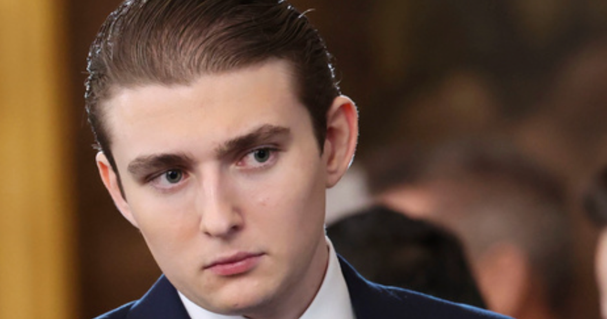 Tabloids Buzz Over Barron Trump's 'Eyebrow-Raising' Fashion Choice At SOTU