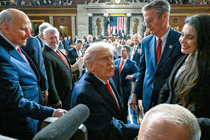 Republicans publicly praised Trump following his State of the Union address on Tuesday.