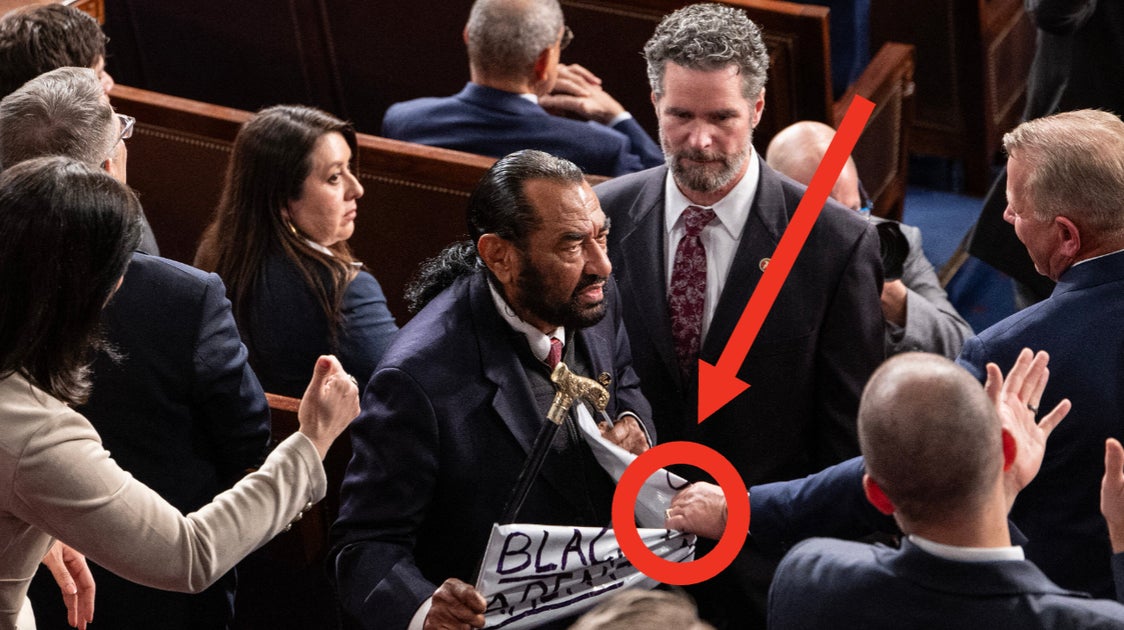Republicans Caught On Camera Trying To Snatch Rep. Al Green's Sign