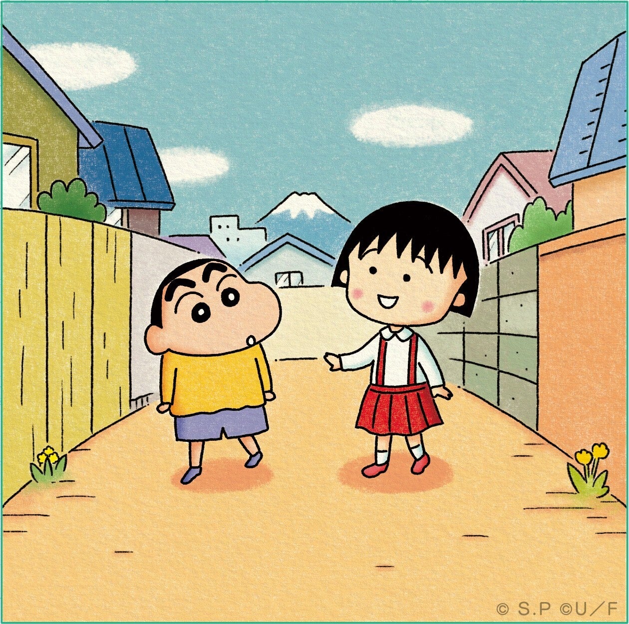画像】『クレヨンしんちゃん』と『ちびまる子』が互いの漫画に登場