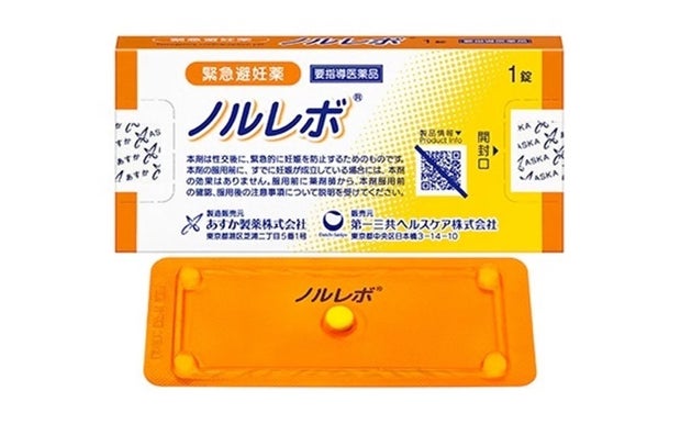 日本初となるOTC緊急避妊薬「ノルレボ」（要指導医薬品）。避妊に失敗したり、避妊できなかったりした時に妊娠を防止するための医薬品