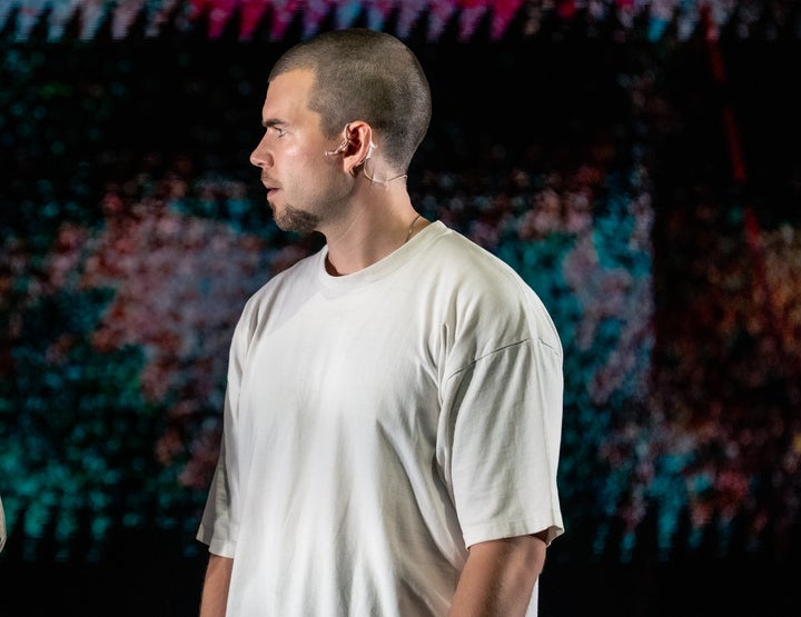 Luke Newton in the off-Broadway play House Of McQueen