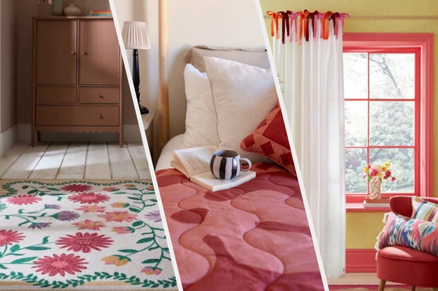 Brighten your bedroom with these colourful buys. 