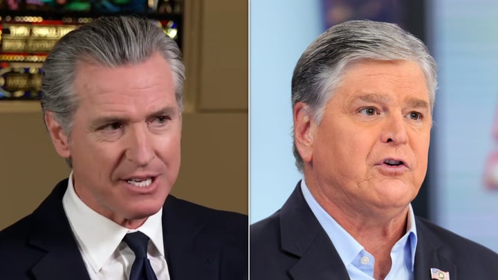 California Gov. Gavin Newsom (D) and Fox News' Sean Hannity clashed after the host alluded that the governor is racist after he remarked on his SAT score.