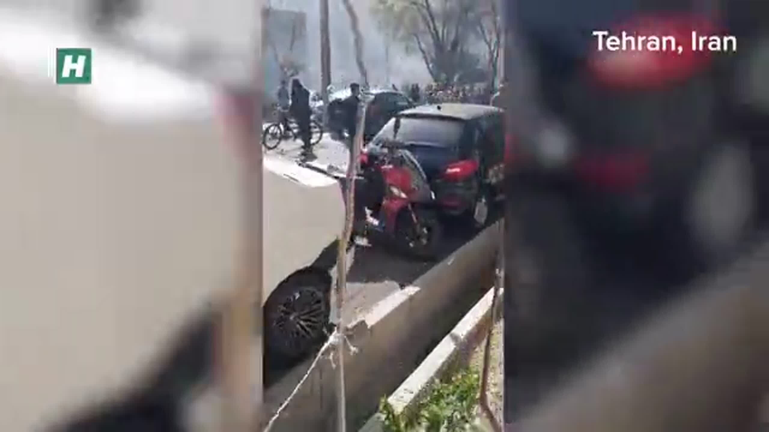 WATCH: Iran Airstrike Aftermath