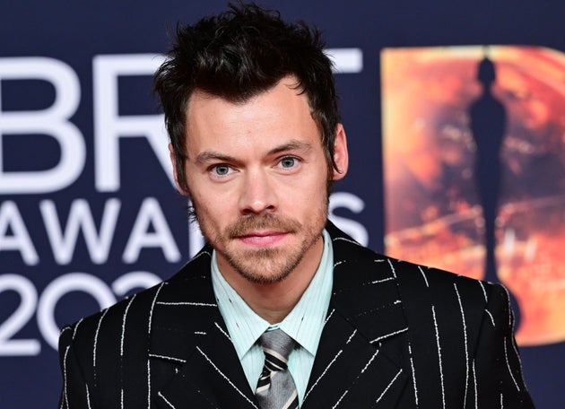 Harry Styles arriving at the 2026 Brit Awards on Saturday night